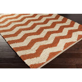Surya Portico AWAR-5010 Beige Burnt Orange 2'3" x 8' Rug