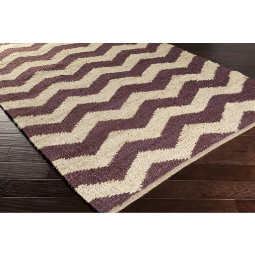 Surya Portico AWAR-5013 Beige Dark Purple 2' x 3' Rug