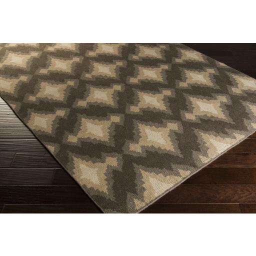 Surya Pueblo PBL-6004 Charcoal Light Beige 5'6" x 8'6" Rug