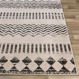 Surya Rafetus ETS-2340 Black Tan 5'3" x 7'7" Rug