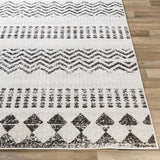 Surya Rafetus ETS-2351 Black Light Gray 5'3" x 7'7" Rug