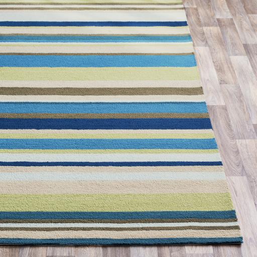 Surya Rain RAI-1208 Blue Charcoal 8' Round Rug
