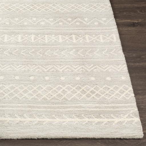Surya Rain RAI-1288 Cream Light Gray 8' x 10' Rug