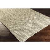 Surya Reeds REED-800 Charcoal Cream 2' x 3' Rug