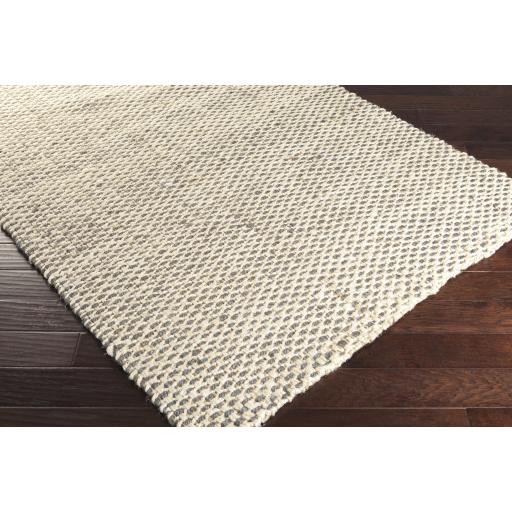 Surya Reeds REED-826 Charcoal Ivory 5' x 8' Rug