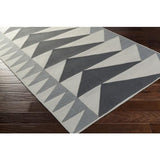 Surya Renata RNA-1000 Deep Teal Light Gray 5' x 7'6" Rug