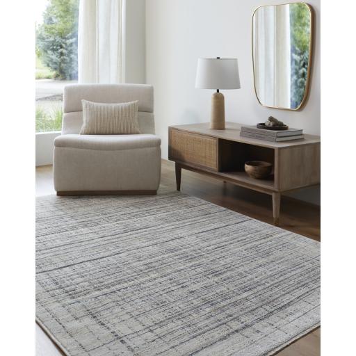 Surya Rojin ROJ-2311 Brick Red Light Blue 5'3" x 7'7" Rug