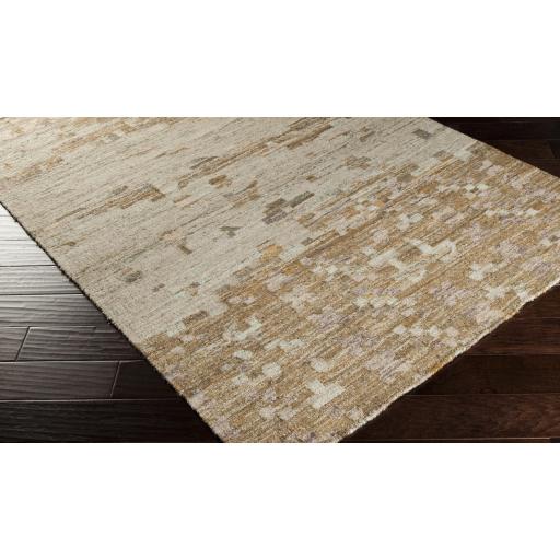 Surya Rustic RUT-700 Dark Brown Lavender 2' x 3' Rug