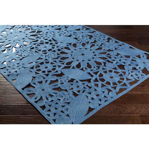 Surya Sanibel SNB-4015 Blue 8' Round Rug