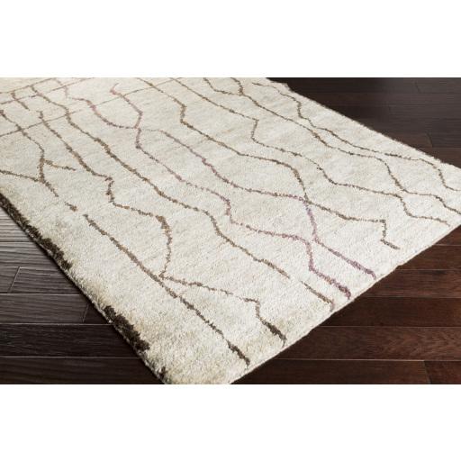 Surya Scarborough SCR-5141 Dark Brown Medium Purple 2' x 3' Rug