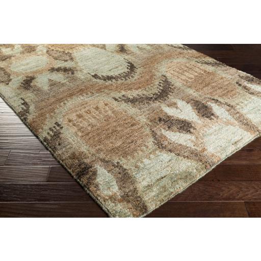 Surya Scarborough SCR-5151 Black Dusty Sage 5' x 8' Rug