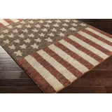 Surya Scarborough SCR-5156 Beige Brick Red 8' x 11' Rug