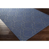 Surya Seabrook SBK-9009 Dark Blue Gray 2'6" x 8' Rug