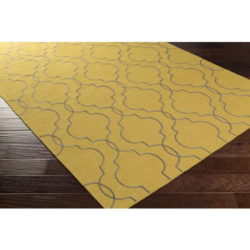 Surya Seabrook SBK-9014 Gray Mustard 2' x 3' Rug