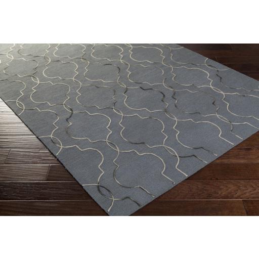 Surya Seabrook SBK-9019 Black Blue 9' x 13' Rug