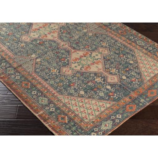 Surya Shadi SDI-1012 Blue Orange 5' x 7'6" Rug
