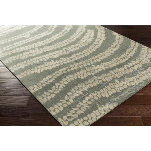 Surya Shibori SHB-8006 Beige Charcoal 2'6" x 8' Rug
