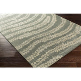 Surya Shibori SHB-8006 Beige Charcoal 2'6" x 8' Rug