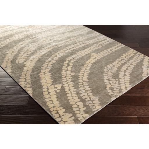 Surya Shibori SHB-8008 Beige Olive 2'6" x 8' Rug