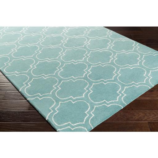 Surya Signature AWSG-2148 Aqua Ivory 8' Round Rug