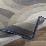 Surya Skagen SKG-2302 Charcoal Dark Blue 2' x 2'11" Rug