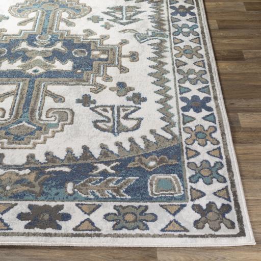 Surya Skagen SKG-2306 Charcoal Dark Blue 2' x 2'11" Rug