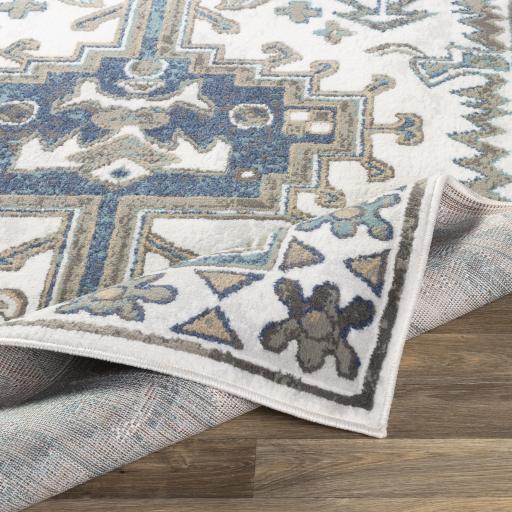 Surya Skagen SKG-2306 Charcoal Dark Blue 2' x 2'11" Rug