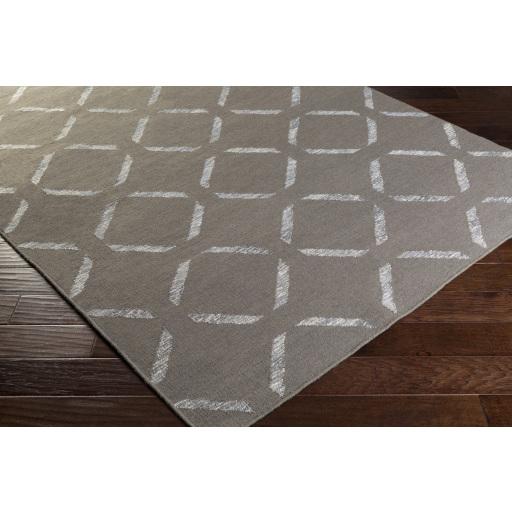 Surya Stallman SLM-1015 Brown Off-White 2'6" x 8' Rug