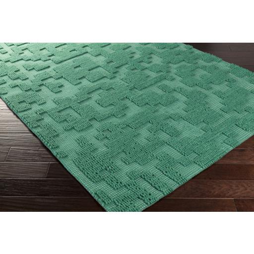 Surya Stencil STN-1005 Emerald 2'6" x 8' Rug