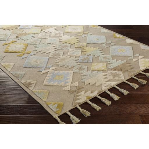 Surya Tallo TLL-3000 Beige Medium Gray 2'6" x 8' Rug