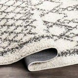 Surya Taza Shag TZS-2301 Charcoal Cream 5'2" x 7' Rug