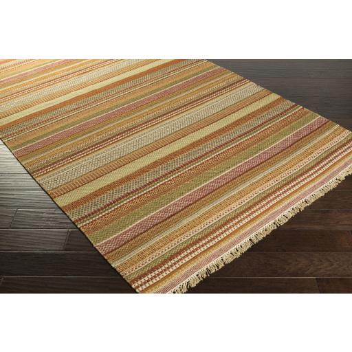 Surya Tibet TIB-4001 Beige Brick Red 2' x 3' Rug