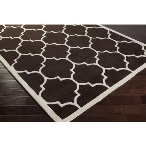 Surya Transit AWHE-2014 Black Dark Brown 2'3" x 8' Rug
