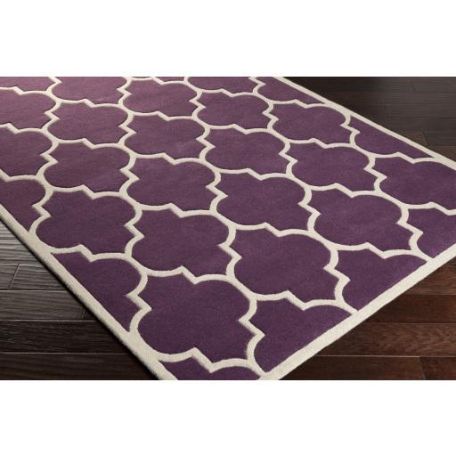 Surya Transit AWHE-2016 Ivory Plum 8' Round Rug