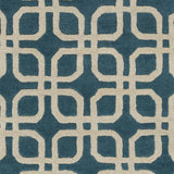 Surya Transit AWMD-2107 Ivory Teal 9' x 13' Rug