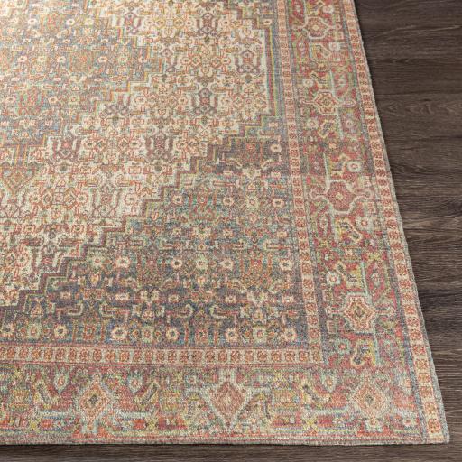 Surya Unique UNQ-2310 Brick Red Charcoal 2'6" x 4' Rug