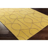 Surya Urban AWUB-2164 Bright Yellow Mustard 2' x 3' Rug