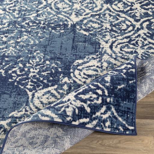 Surya Ustad UST-2301 Blue Dark Blue 2' x 2'11" Rug