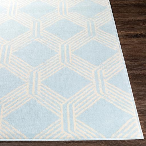 Surya Ustad UST-2322 Cream Ice Blue 7'10" x 10'2" Rug
