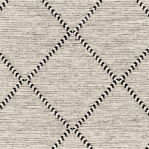 Surya Uttar UTT-2302 Black Cream 2'6" x 8' Rug