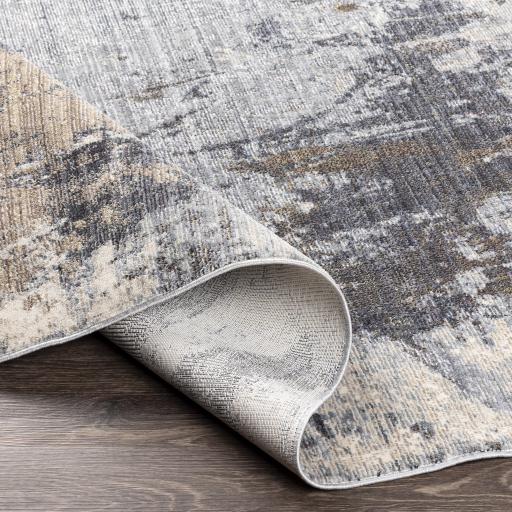 Surya Valour VOR-2307 Charcoal Dark Brown 2' x 3' Rug