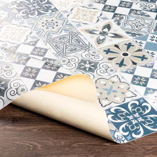 Surya Vinilo VNL-2314 Black Cream 6'6" x 8'2" Rug