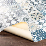 Surya Vinilo VNL-2314 Black Cream 6'6" x 8'2" Rug
