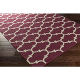 Surya Vogue AWLT-3053 Dark Purple Ivory 5' x 7'6" Rug