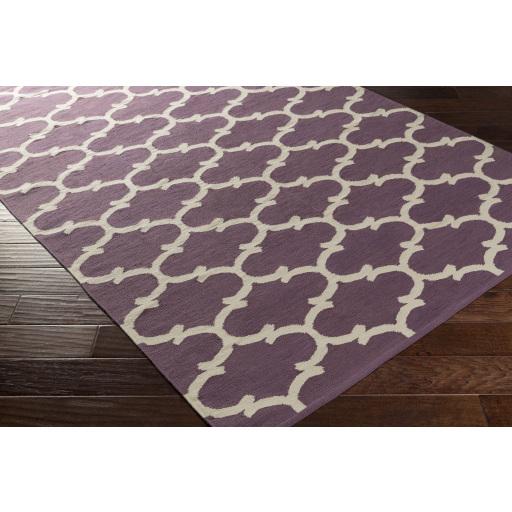 Surya Vogue AWLT-3057 Ivory Violet 5' x 7'6" Rug