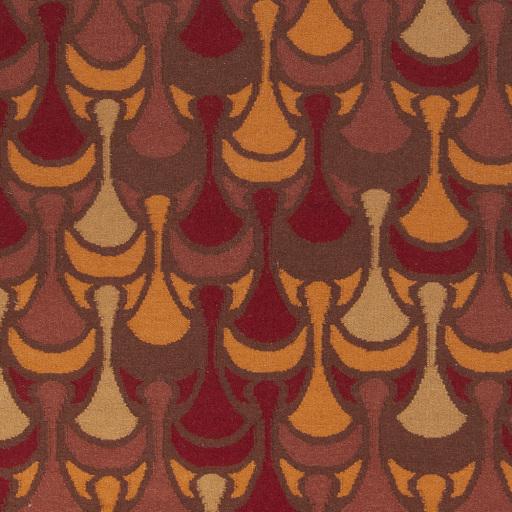 Surya Voyages VOY-59 Brick Red Burnt Orange 2' x 3' Rug