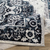 Surya Wanderlust WNL-2311 Black Charcoal 5'3" x 7'3" Rug