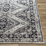 Surya Wanderlust WNL-2315 Black Charcoal 6'7" x 9' Rug