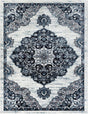 Surya Wanderlust WNL-2320 Charcoal Ink Blue 7'10" x 10'3" Rug