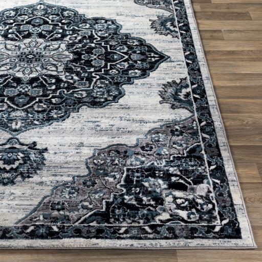 Surya Wanderlust WNL-2320 Charcoal Ink Blue 7'10" x 10'3" Rug